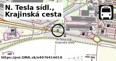 N. Tesla sídl., Krajinská cesta