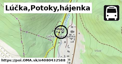 Lúčka,Potoky,hájenka