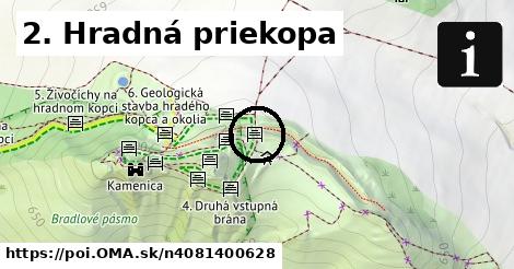 2. Hradná priekopa