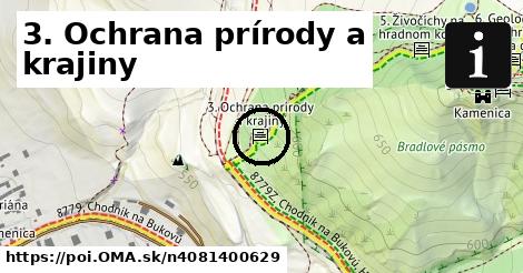 3. Ochrana prírody a krajiny