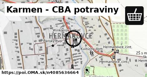 Karmen - CBA potraviny