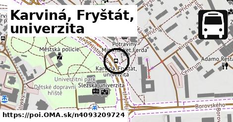 Karviná, Fryštát, univerzita