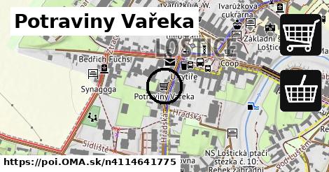 Potraviny Vařeka