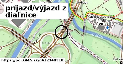 príjazd/výjazd z diaľnice