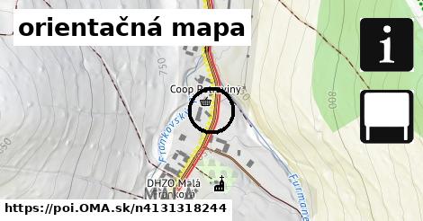 orientačná mapa