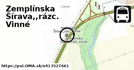 Zemplínska Šírava,,rázc. Vinné