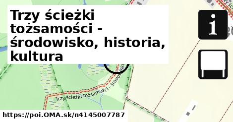 Trzy ścieżki tożsamości - środowisko, historia, kultura