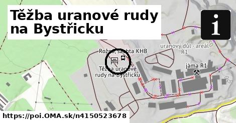 Těžba uranové rudy na Bystřicku