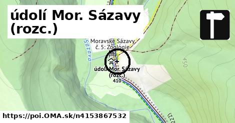 údolí Mor. Sázavy (rozc.)