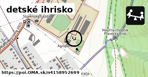 detské ihrisko