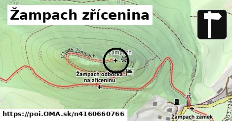 Žampach zřícenina