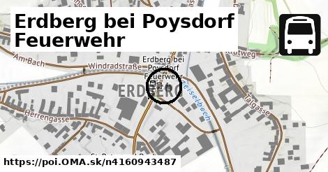 Erdberg bei Poysdorf Feuerwehr