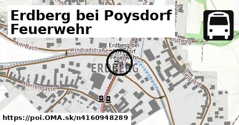 Erdberg bei Poysdorf Feuerwehr