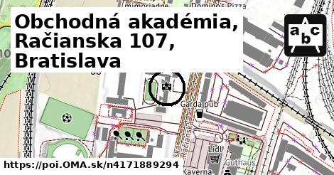 Obchodná akadémia, Račianska 107, Bratislava