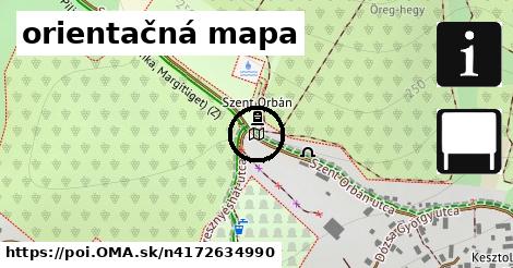 orientačná mapa