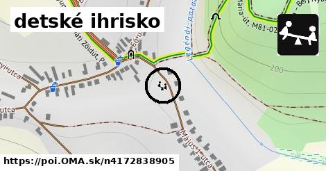 detské ihrisko