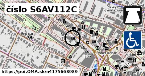 číslo S6AV112C