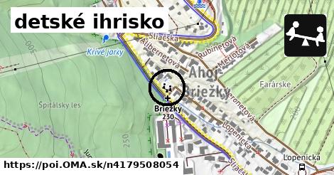 detské ihrisko