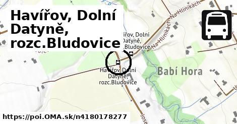 Havířov, Dolní Datyně, rozc.Bludovice