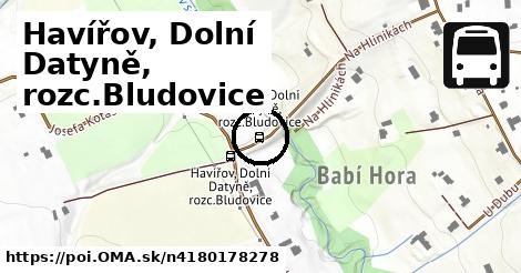 Havířov, Dolní Datyně, rozc.Bludovice