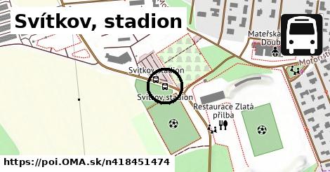 Svítkov, stadion