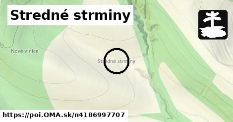 Stredné strminy