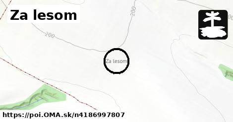 Za lesom