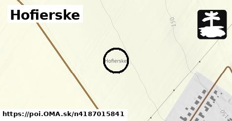 Hofierske