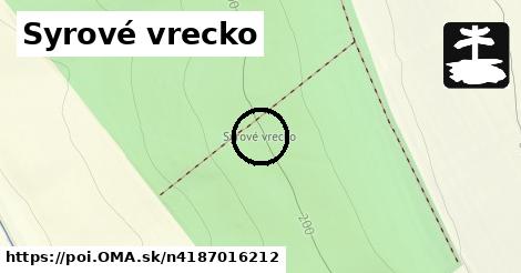 Syrové vrecko