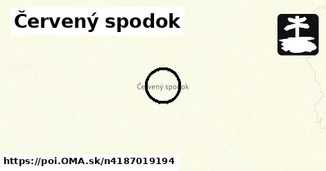 Červený spodok