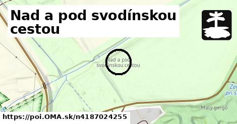 Nad a pod svodínskou cestou