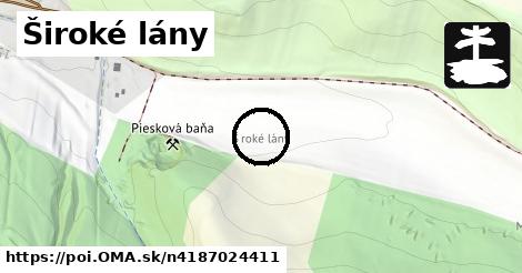 Široké lány