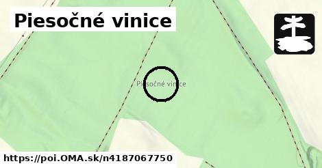 Piesočné vinice