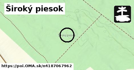 Široký piesok