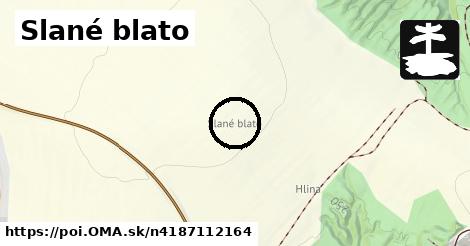 Slané blato