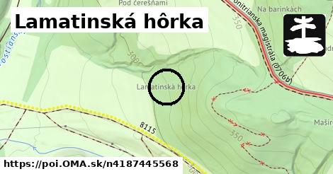 Lamatinská hôrka