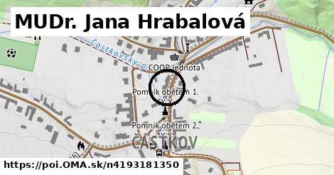 MUDr. Jana Hrabalová