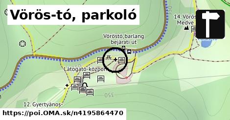 Vörös-tó, parkoló