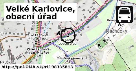 Velké Karlovice, obecní úřad