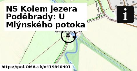 NS Kolem jezera Poděbrady: U Mlýnského potoka