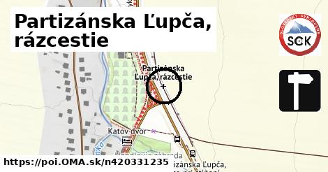 Partizánska Ľupča, rázcestie