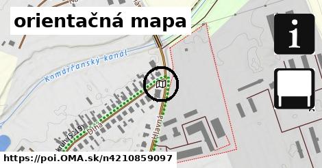 orientačná mapa