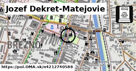 Jozef Dekret-Matejovie