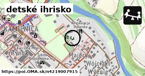 detské ihrisko