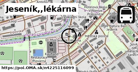 Jeseník,,lékárna