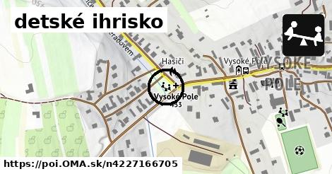 detské ihrisko