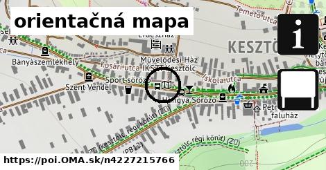 orientačná mapa