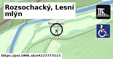 Rozsochacký, Lesní mlýn