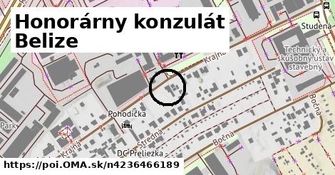 Honorárny konzulát Belize