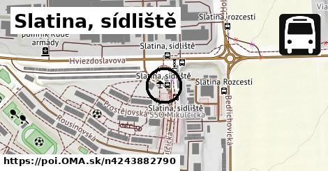 Slatina, sídliště